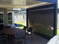 Louvre roof with outdoor screen Hawkes Bay